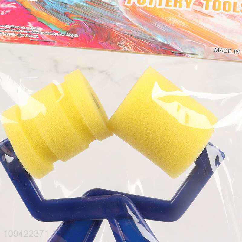 Good price 2pcs sponge roller set for clay design