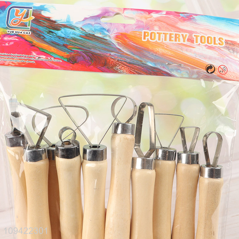 New arrival  10pcs pottery tool set for clay art