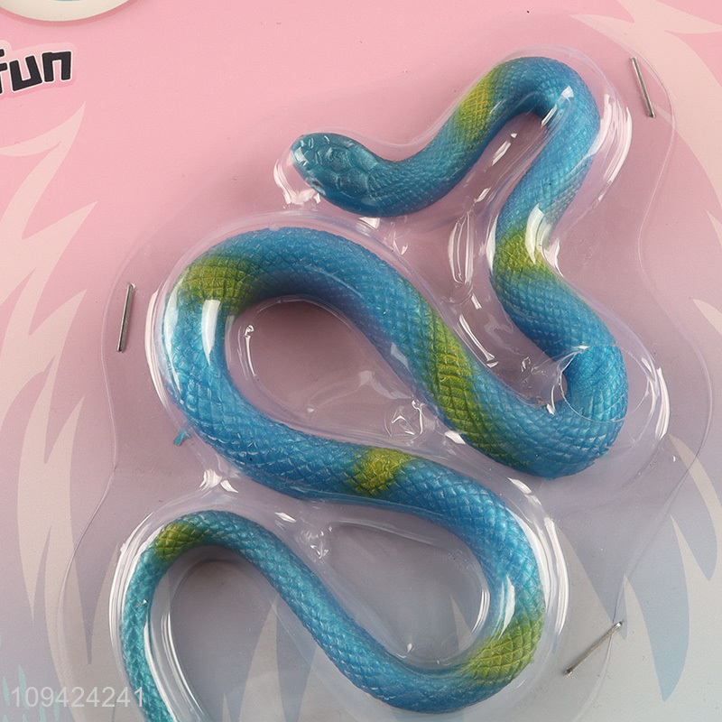 Good sale soft plastic snake figure for kids