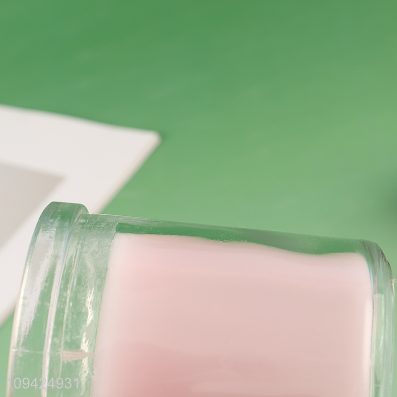 Factory supply desktop decor glass cup candle scented candle