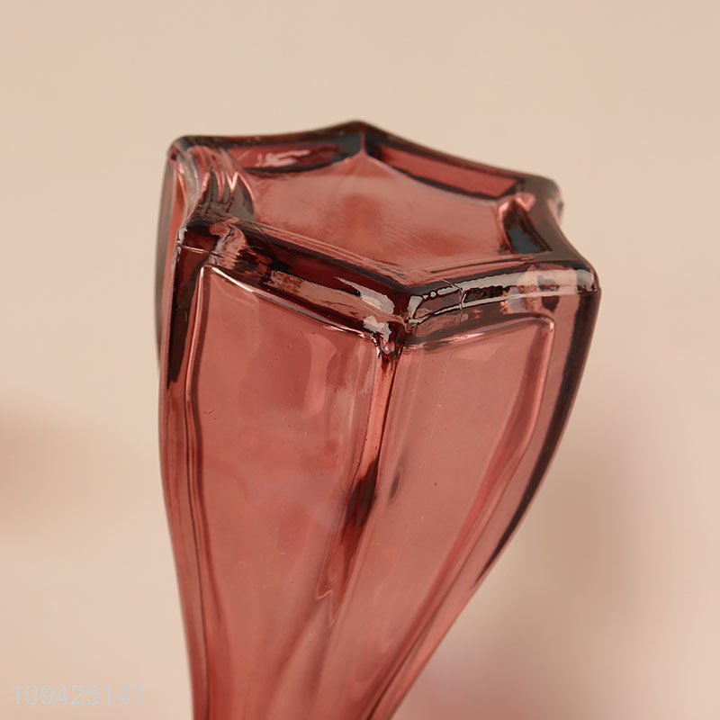 New arrival glass flower vase for home decor