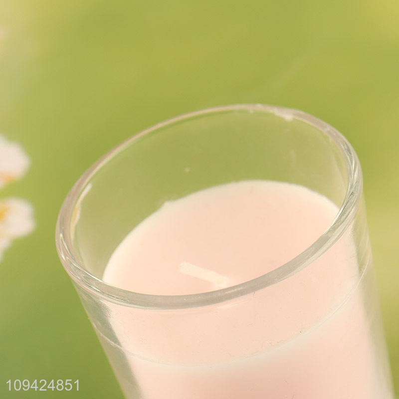 Top selling glass cup candle scented candle for desktop decor
