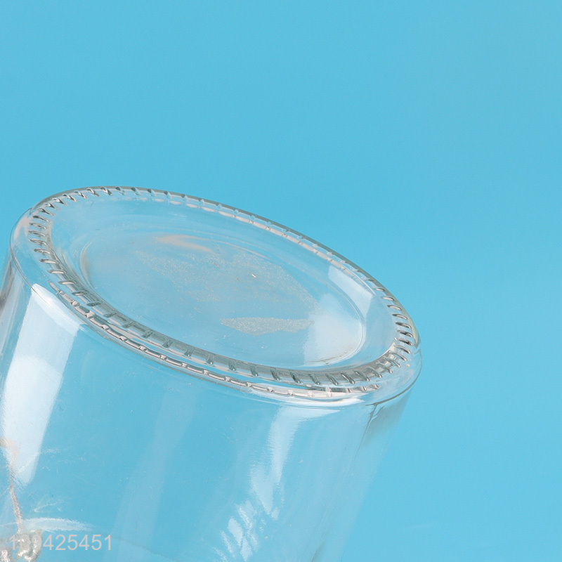 New arrival clear glass sealed storage jar