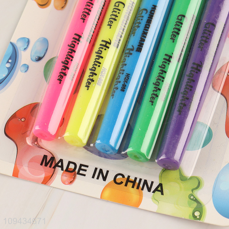 Top products 5pcs non-toxic highlighter pen set