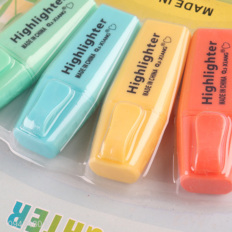 Top quality school office highlighter pen set