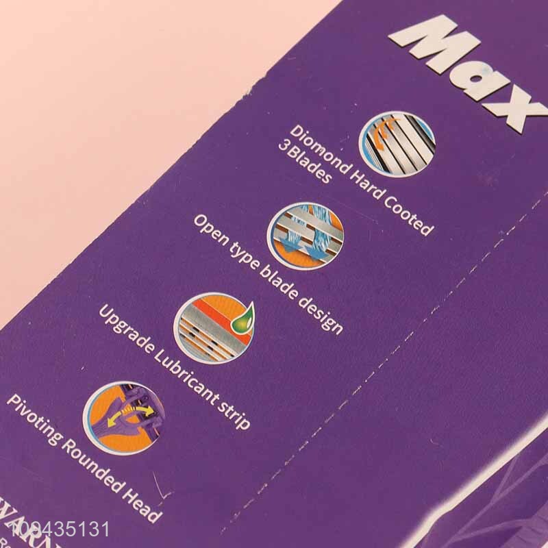 Custom Body Hair Removal 3 Blade Disposable Razor