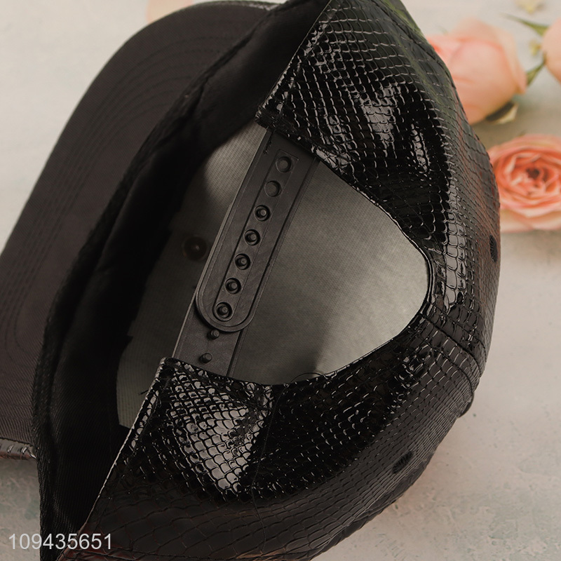 Hot sale black fashion baseball cap baseball hat wholesale