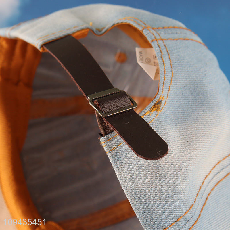 Top selling fashion adjustable polyester peaked cap