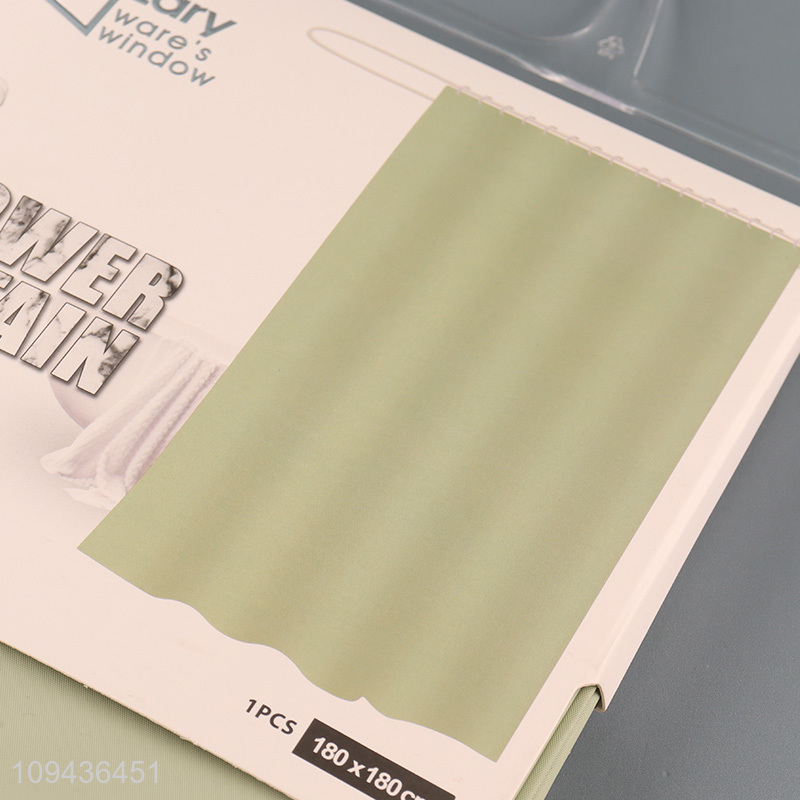 Top selling waterproof shower curtain bathroom curtain
