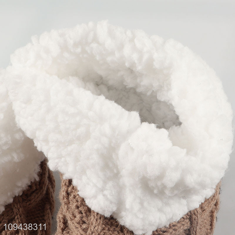 Top selling anti-slip polyester home floor slippers wholesale