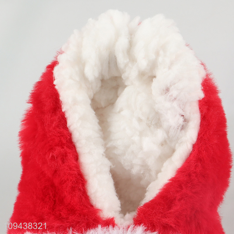 Top quality Christmas series polyester home floor slippers
