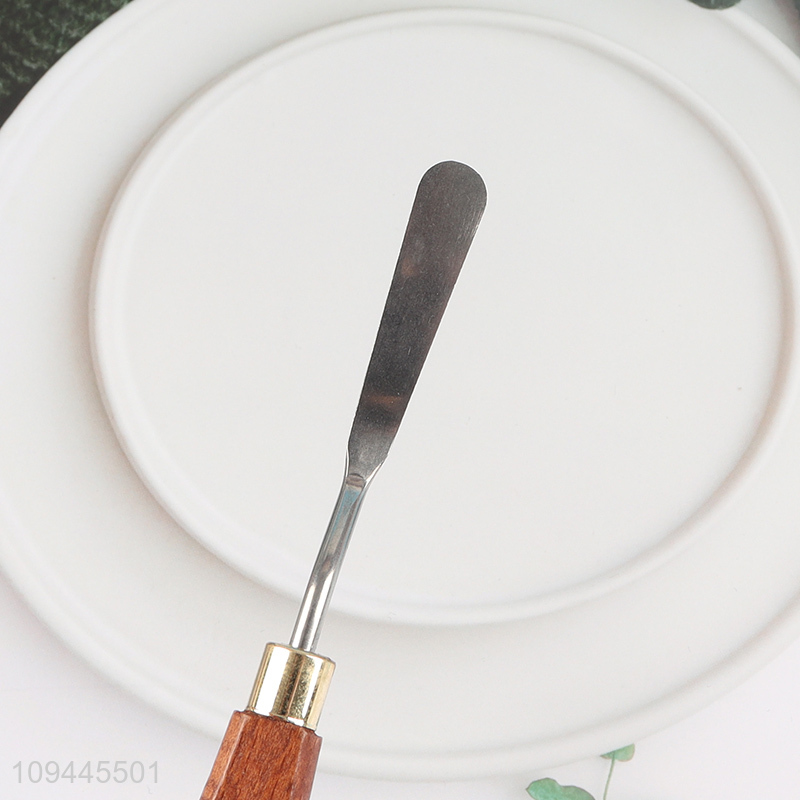 Low price wooden handle palette knife for artists