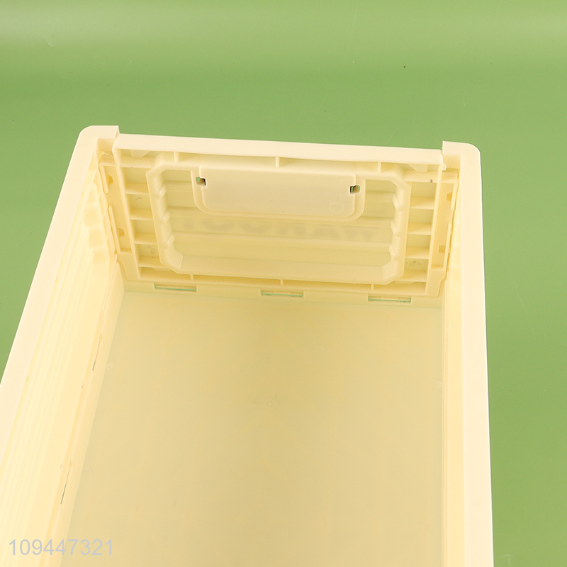 Low price household folding storage basket for sale