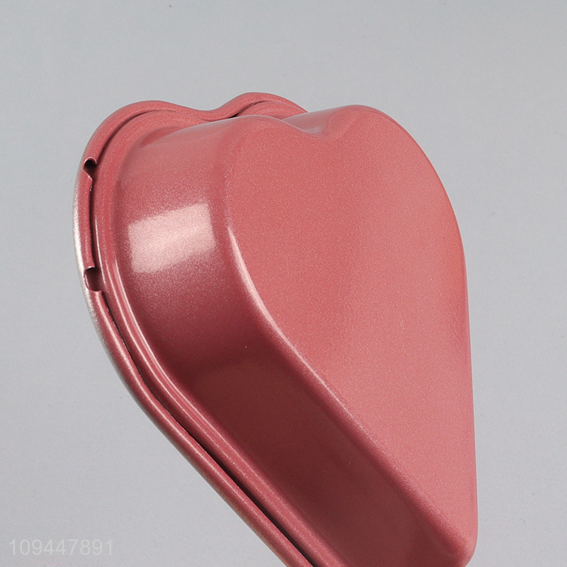 Low price heart shape non-stick baking pan