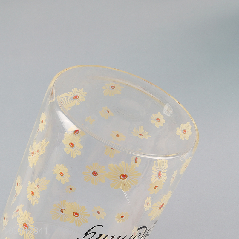 Hot sale round glass storage jar with lid