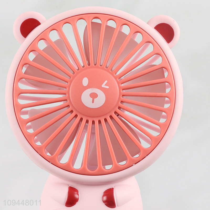 New arrival cartoon plastic mini electric fan