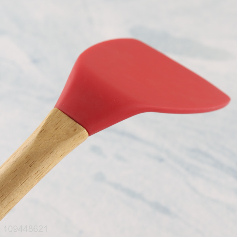 Factory price non-stick silicone kitchen utensil cooking spatula