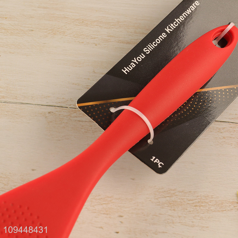 Top products red silicone non-stick cooking spatula