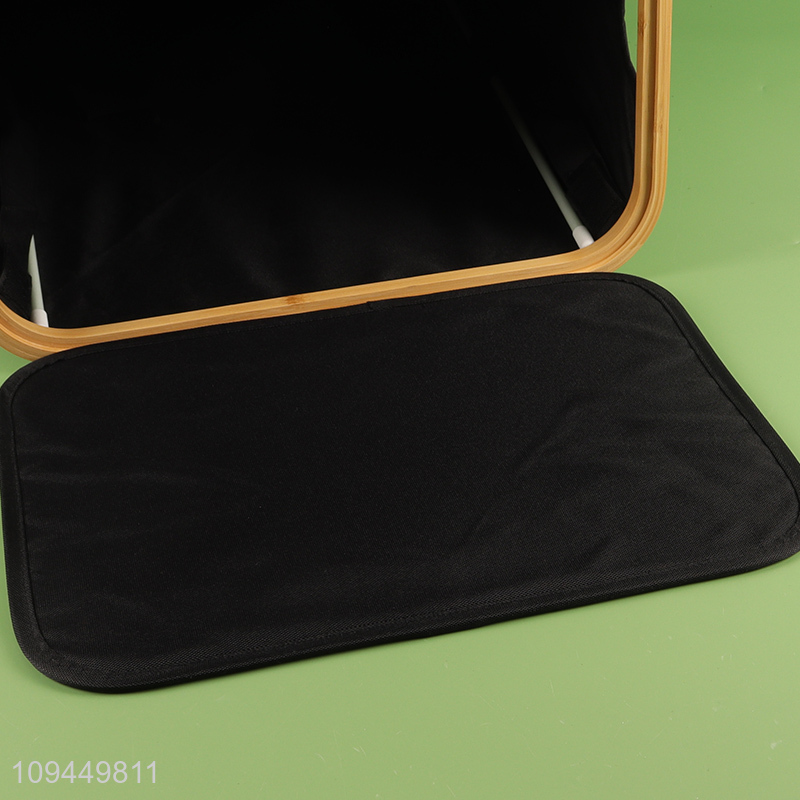 Latest products   black large capacity polyester storage basket