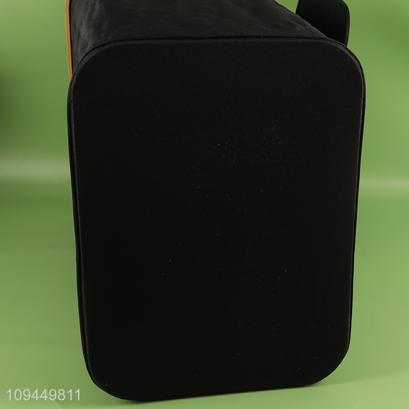 Latest products   black large capacity polyester storage basket