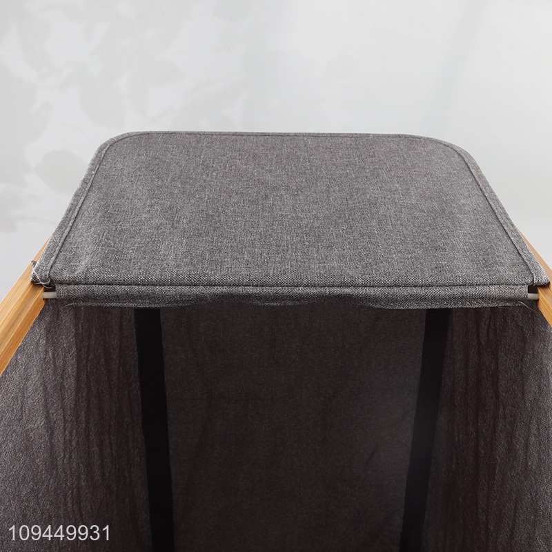 Good sale household polyester storage basket with lid