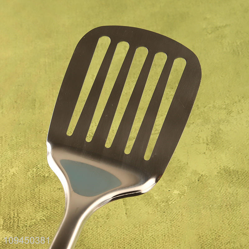 China wholesale stainless steel slotted cooking spatula