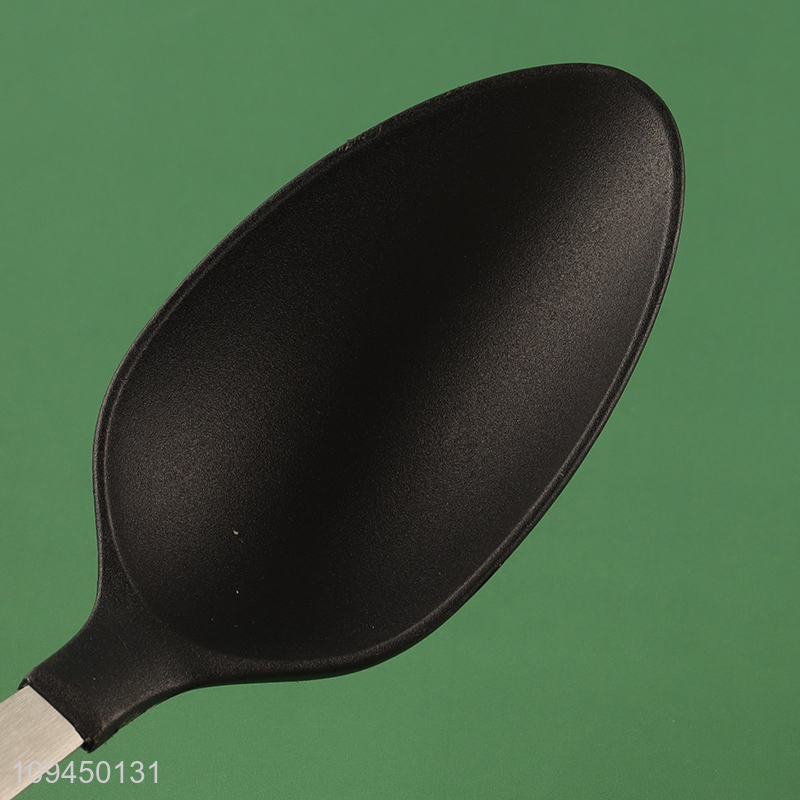 Top quality black kitchen utensil rice paddle for sale