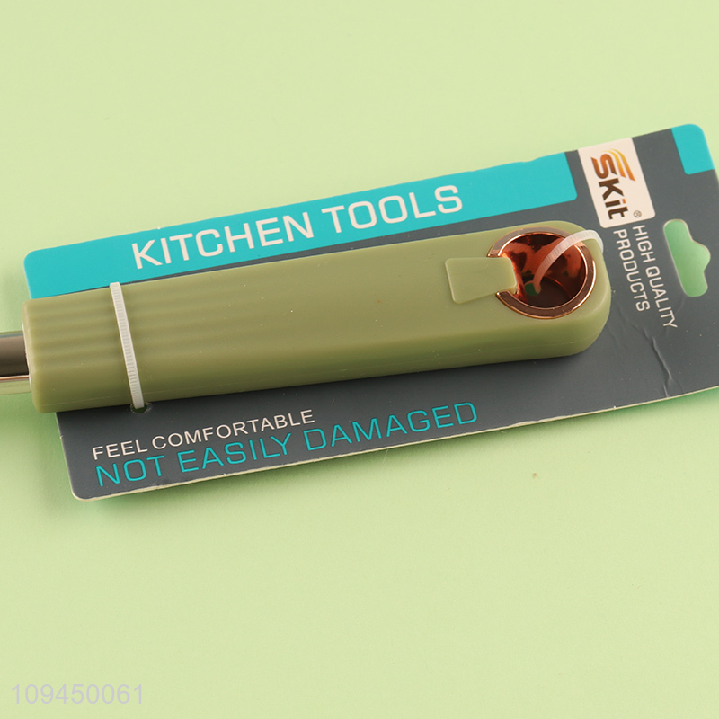 Latest products long handle kitchen utensil slotted spoon