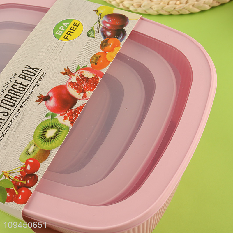 Latest products food container kitchen preservation box