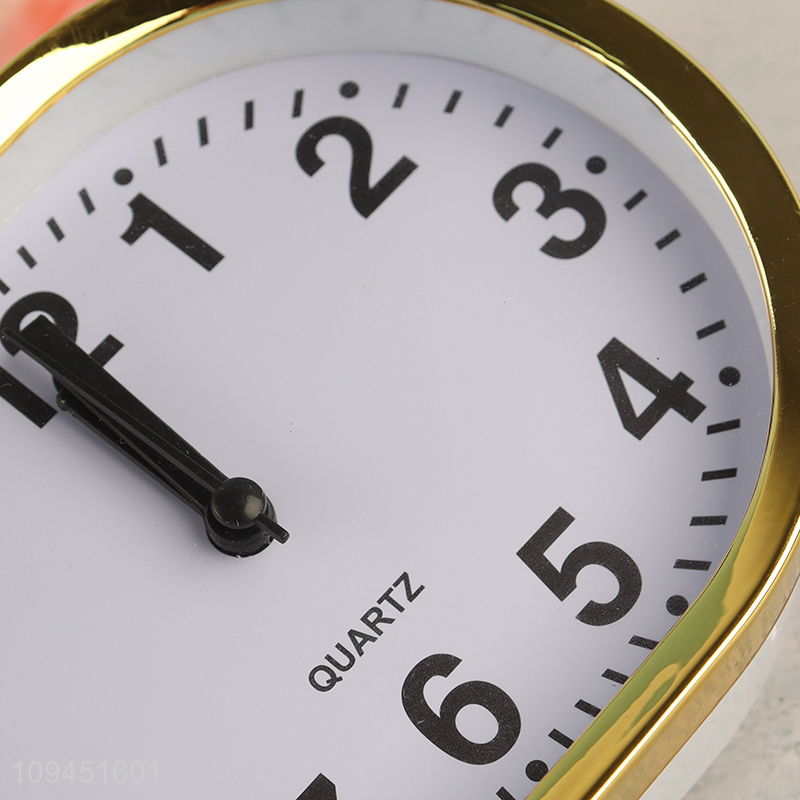 Wholesale household quartz alarm clock for desktop
