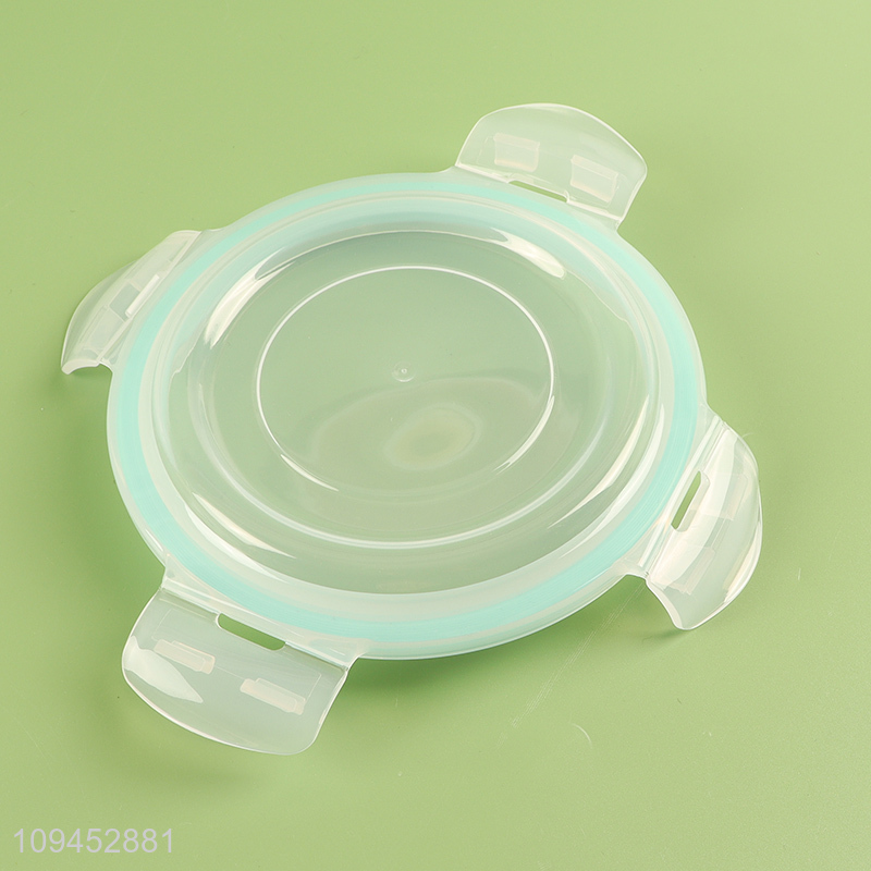 Low price round food container glass preservation box