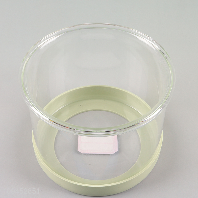 Hot selling round glass preservation box wholesale