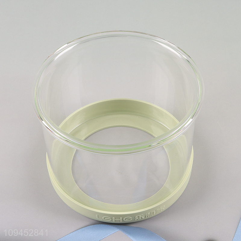 China products round clear preservation box for kitchen