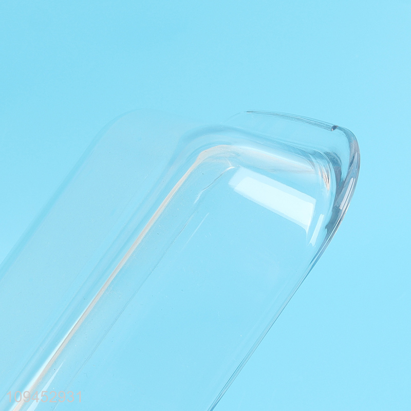 China factory clear glass baking pan for kitchen