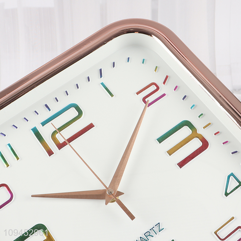 Hot sale square wall clocks hanging clocks