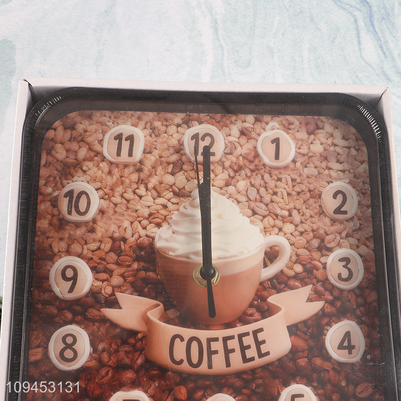 Top sale square wall clocks hanging clocks wholesale