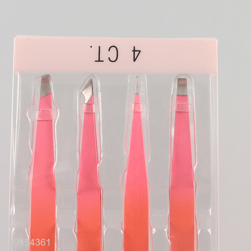 Good quality 4pcs eyebrow clips eyelash clips set