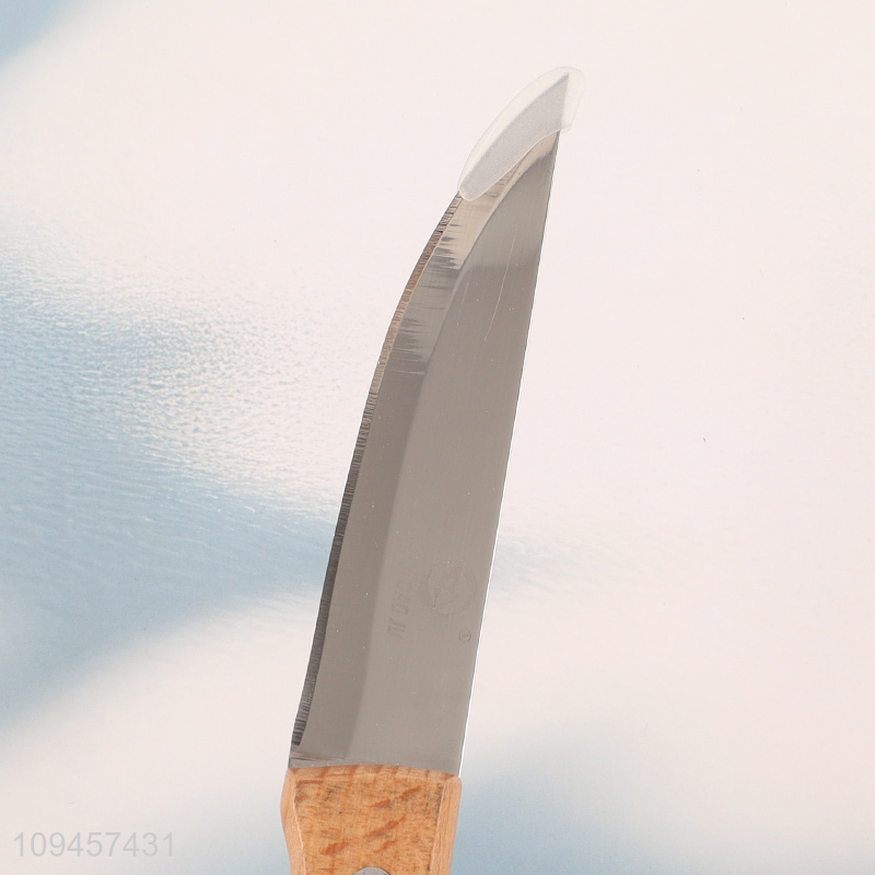 Top selling wooden handle kitchen knife fruits knife wholesale