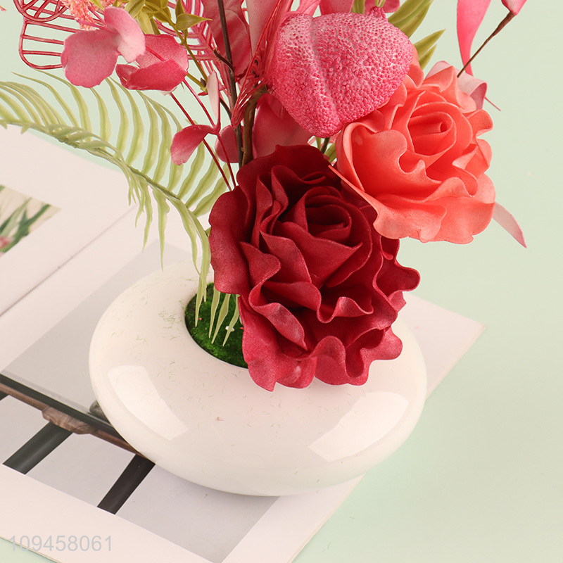 Latest products artificial bonsai fake flower for home decor