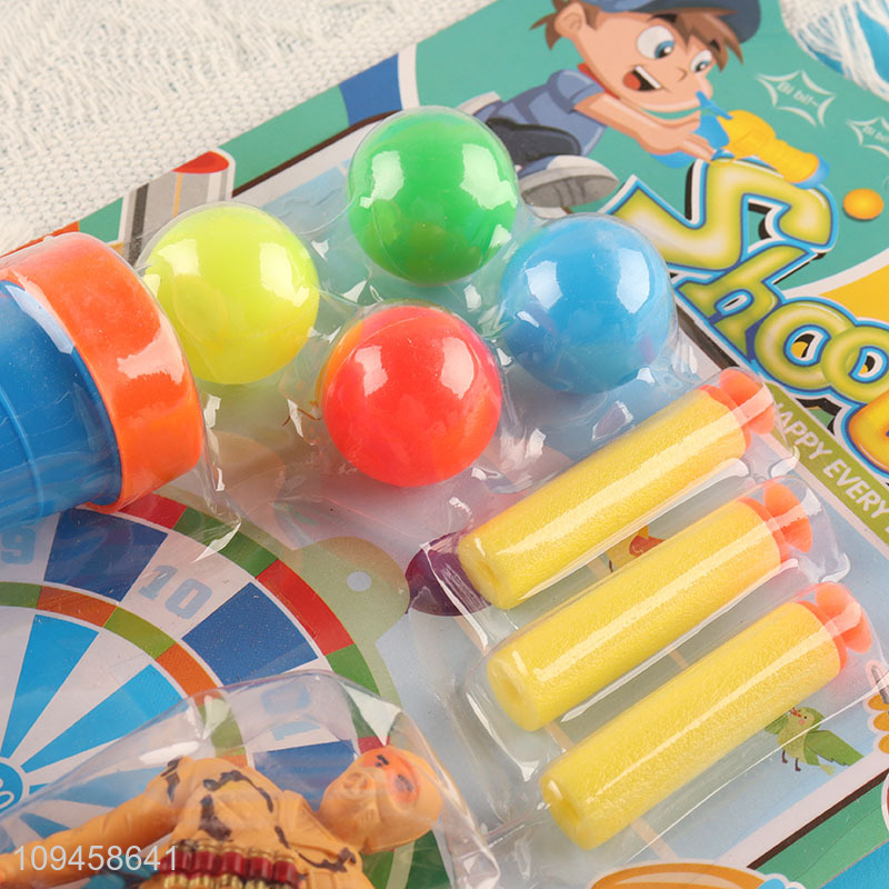 China supplier fun table tennis shooting gun