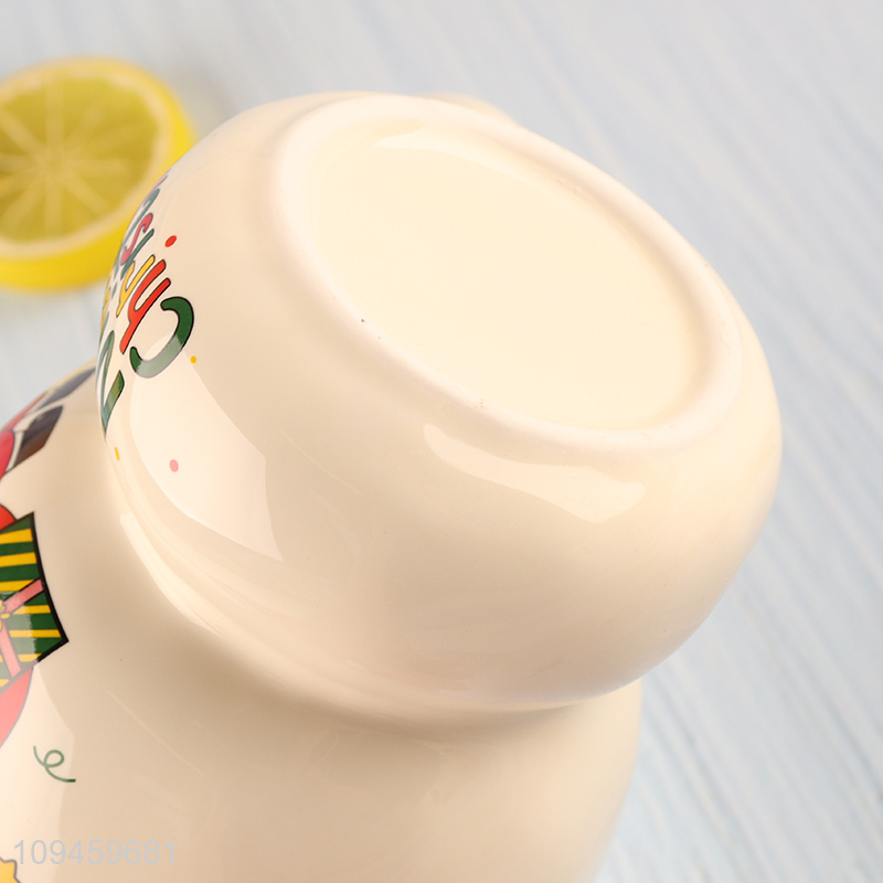 Good quality christmas series ceramic water cup coffee cup