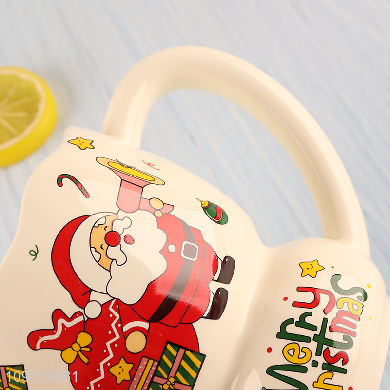Good quality christmas series ceramic water cup coffee cup