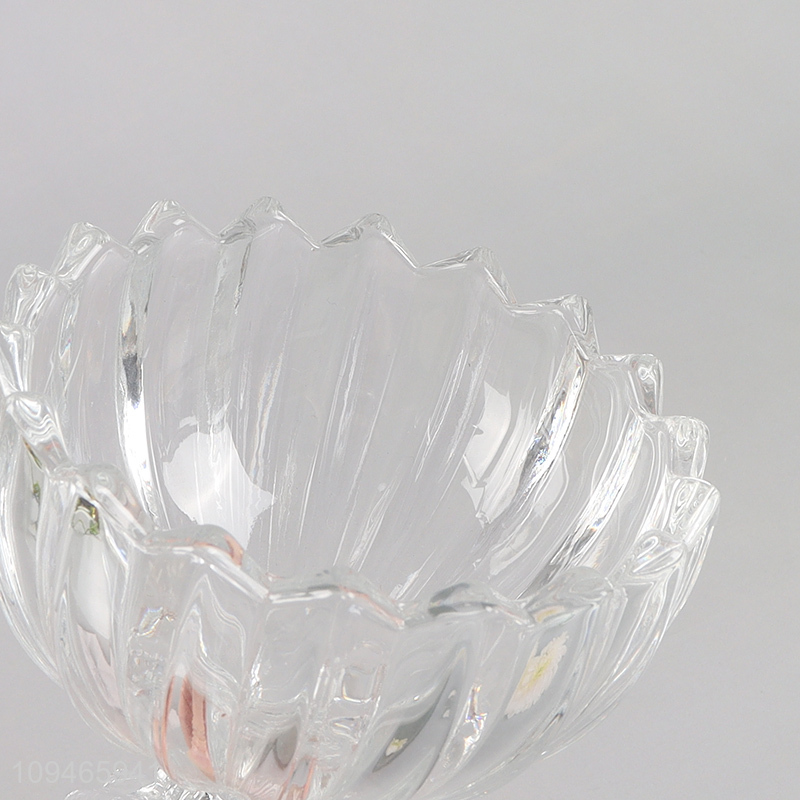 Yiwu market  clear glass ice cream cup dessert cup