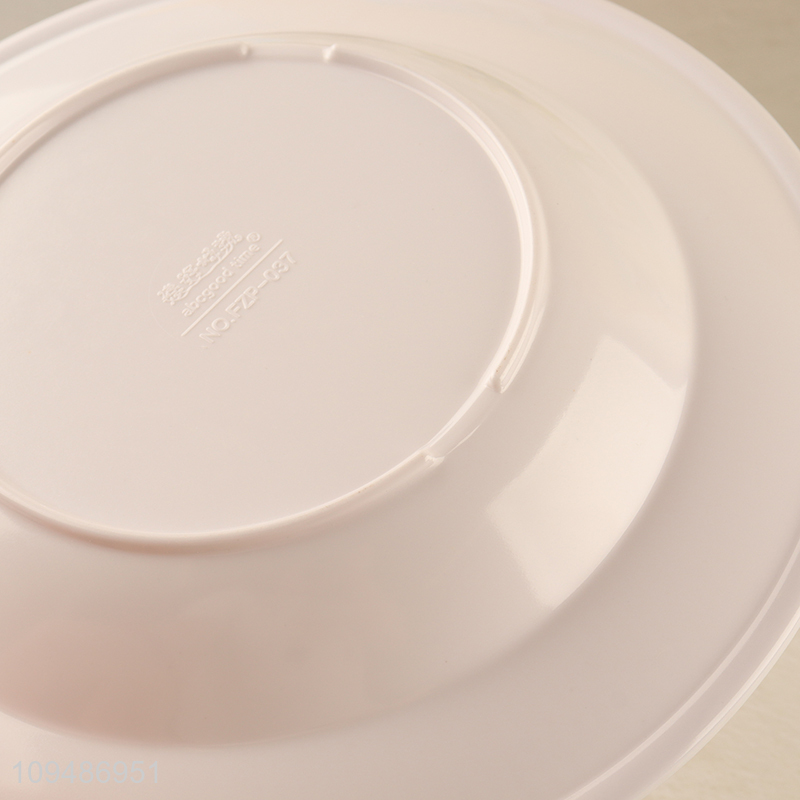 Factory supply 10 inch round plate melamine plate