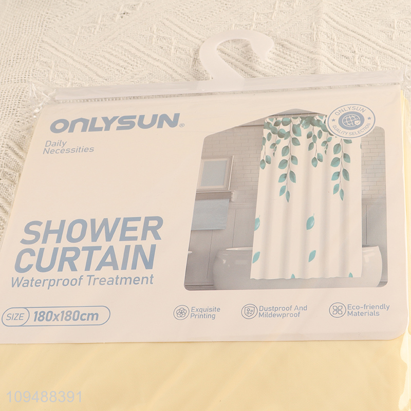 Low price dustproof PEVA shower curtain for sale