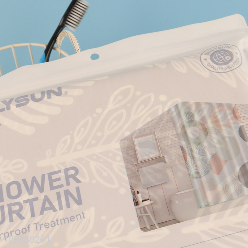 Best selling home bathroom shower curtain wholesale