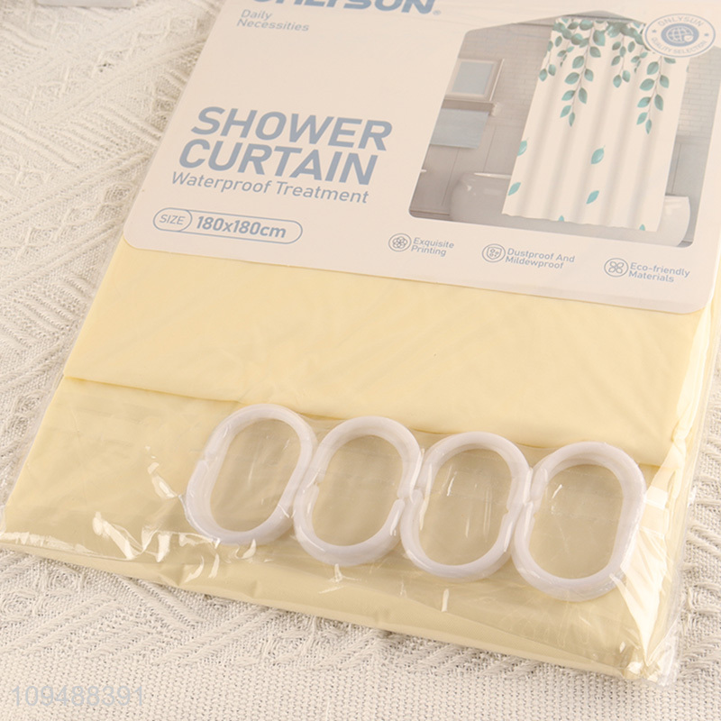 Low price dustproof PEVA shower curtain for sale