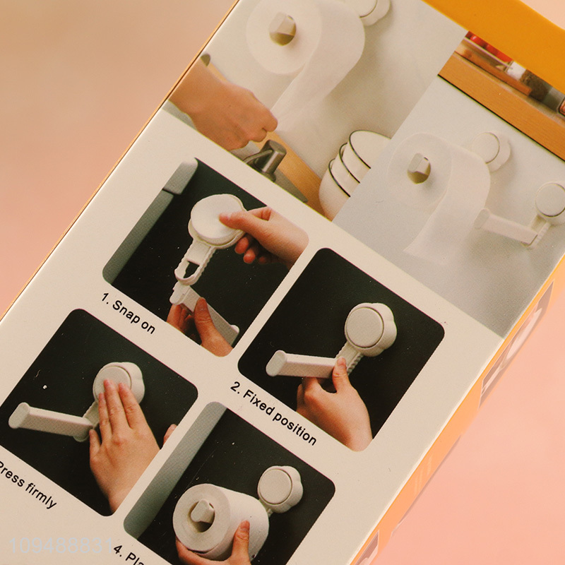 Factory direct sale bathroom suction paper towel holder