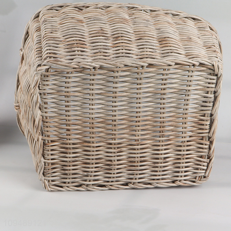 Low price multi-purpose storage basket with handle