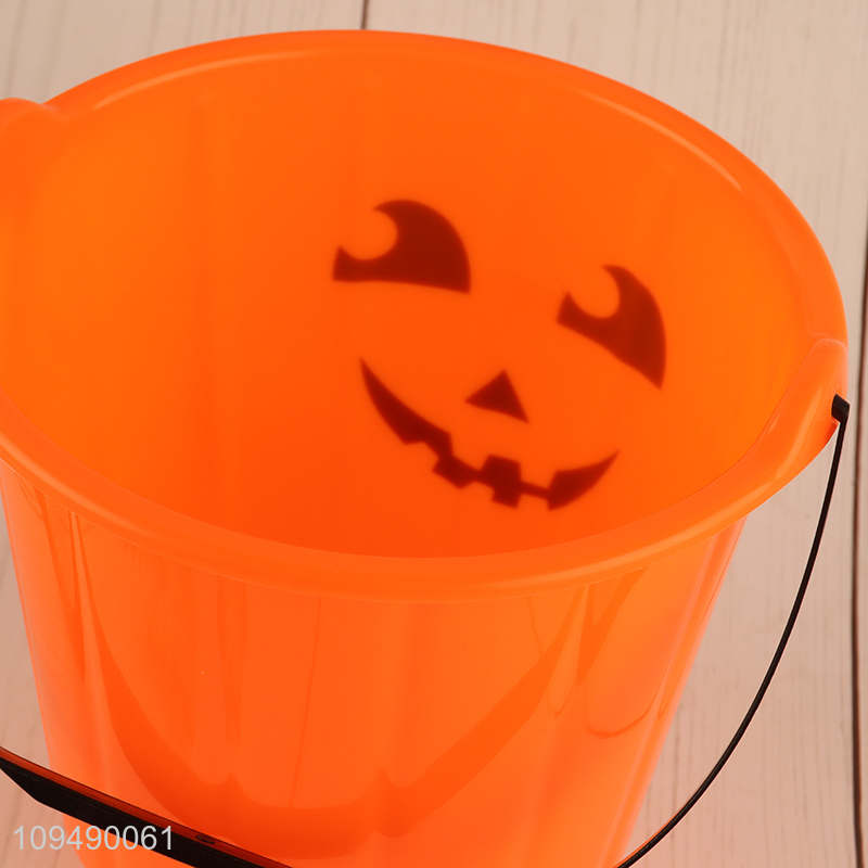 Latest products halloween pumpkin bucket for sale